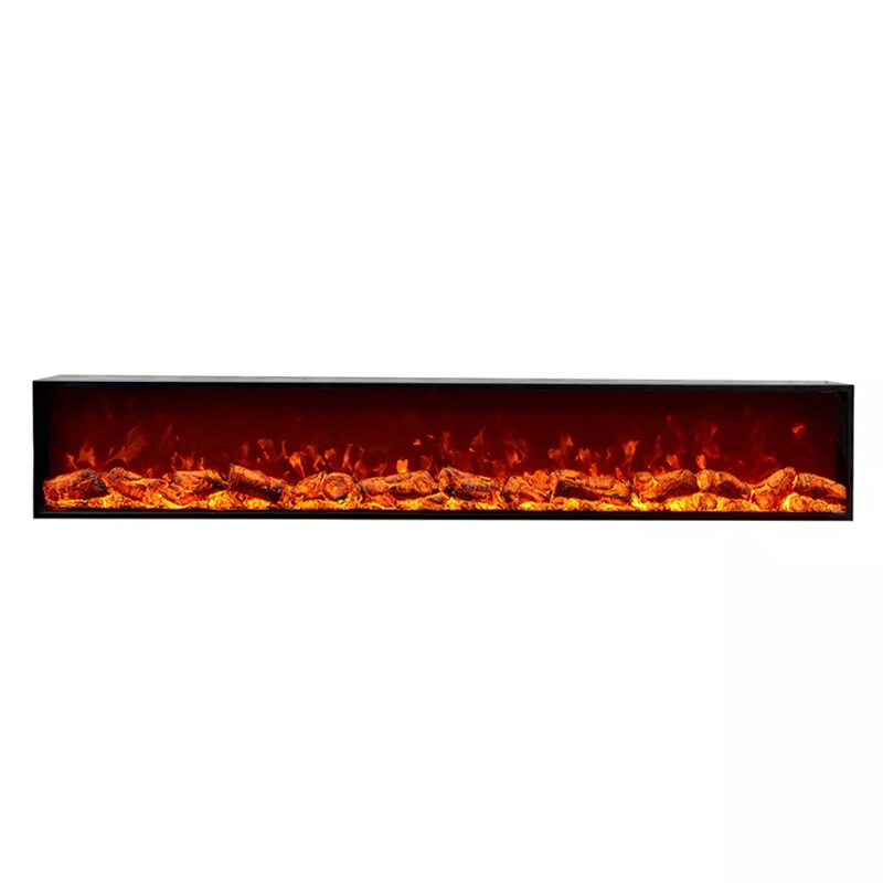 Custom 1 or 7 Flame Decorative Wall Mount Electric Fireplace