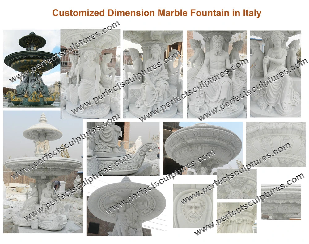 Outdoor Marble Stone Water Fountain for Garden (SY-F342)