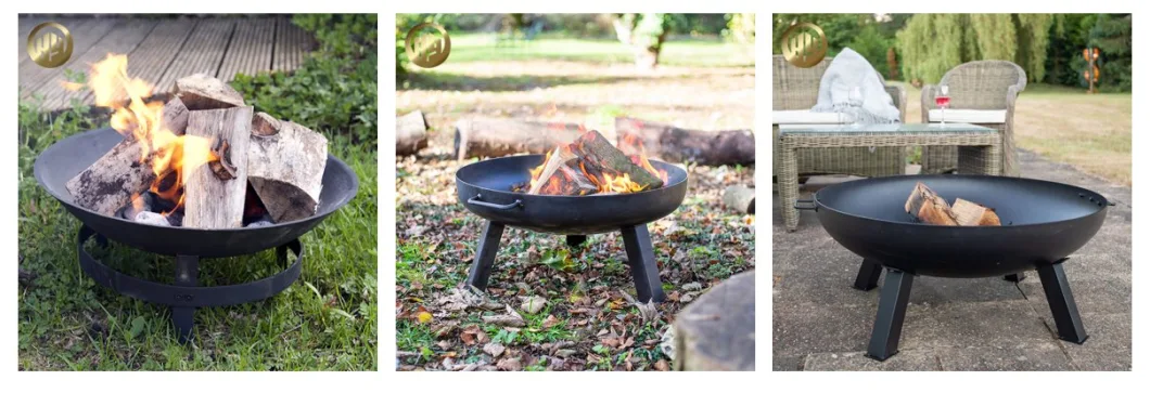 Outdoor Garden Metal Round Steel Practical Firewood Heater Fire Pit