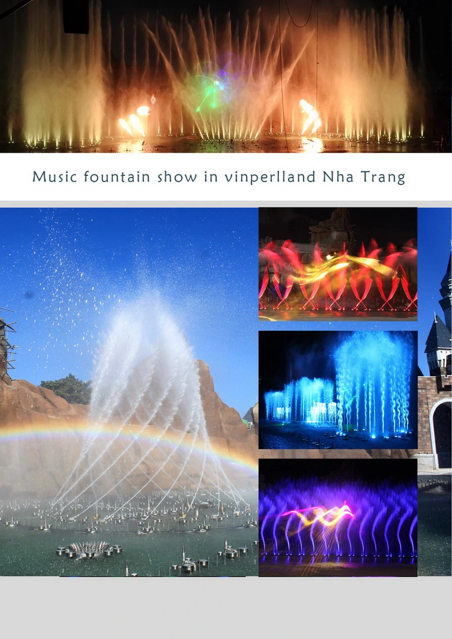 Musical Water Outdoor Music Fountain in Nha Trang Vinpearlland