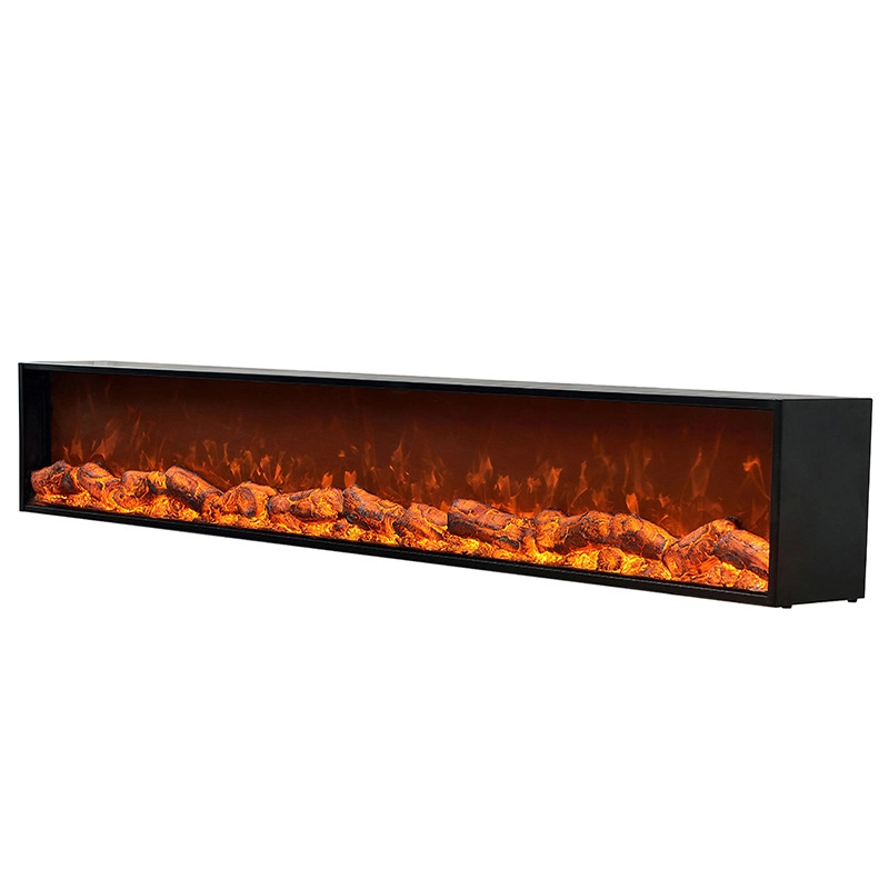 Custom 1 or 7 Flame Decorative Wall Mount Electric Fireplace