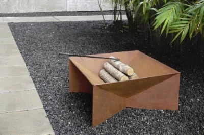 OEM High Quality Outdoor Wood Burning Corten Steel Fire Bowl Fire Pits