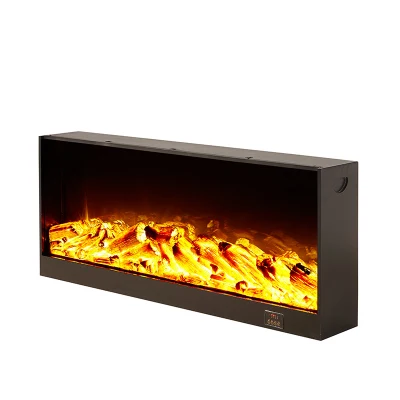 Wooden Wall Mounted LED Mantel Electric Heater Fireplace Sale
