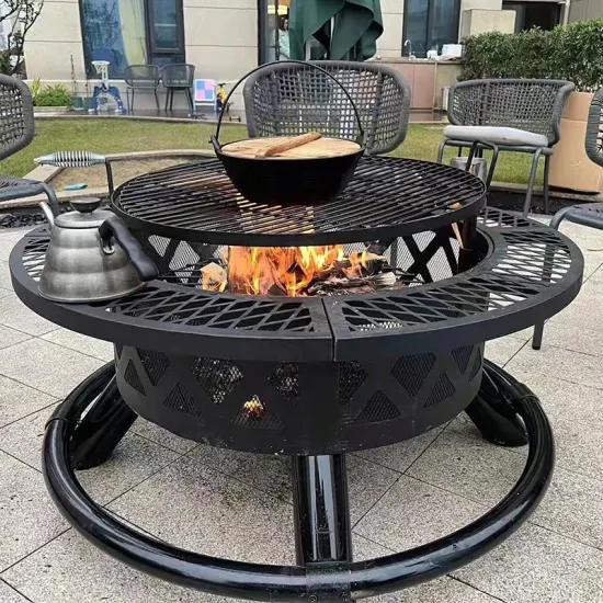 Outdoor Garden Patio BBQ Big Fire Pit Burner