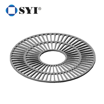 Customized Round Hollowed-out Ductile Cast Iron Tree Protection Grate