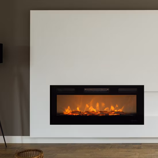 Wooden Wall Mounted LED Mantel Electric Heater Fireplace Sale