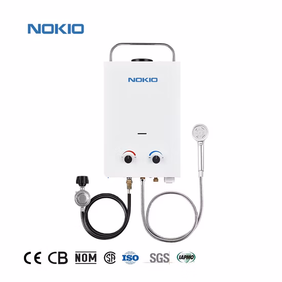 Camping Shower RV Caravan Outdoor Camper Hot Bath Propane Tankless Portable Gas Water Heater