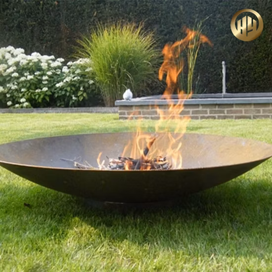 Outdoor Garden Metal Round Steel Practical Firewood Heater Fire Pit